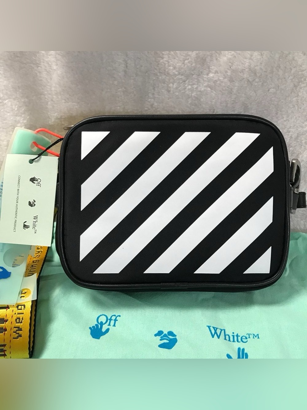 Off-White Striped Crossbody Bag Shoulder Bag
